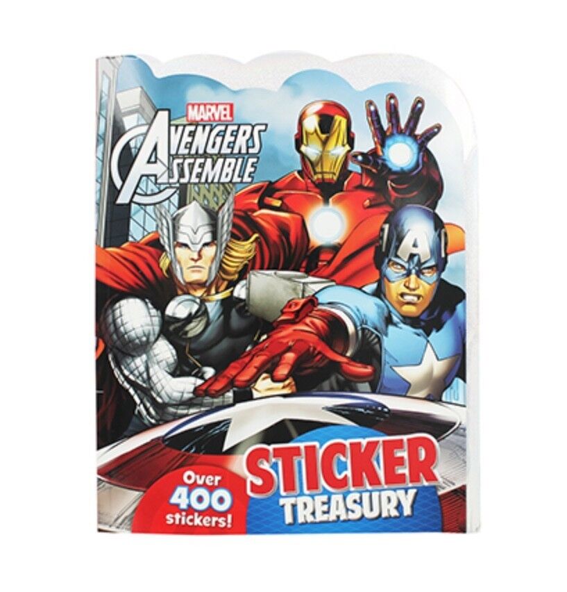 Marvel Avengers Assemble Sticker Treasury by Parragon (Paperback, 2015)