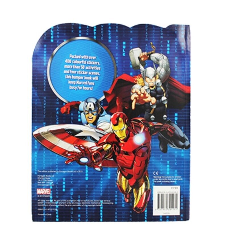 Marvel Avengers Assemble Sticker Treasury by Parragon (Paperback, 2015)