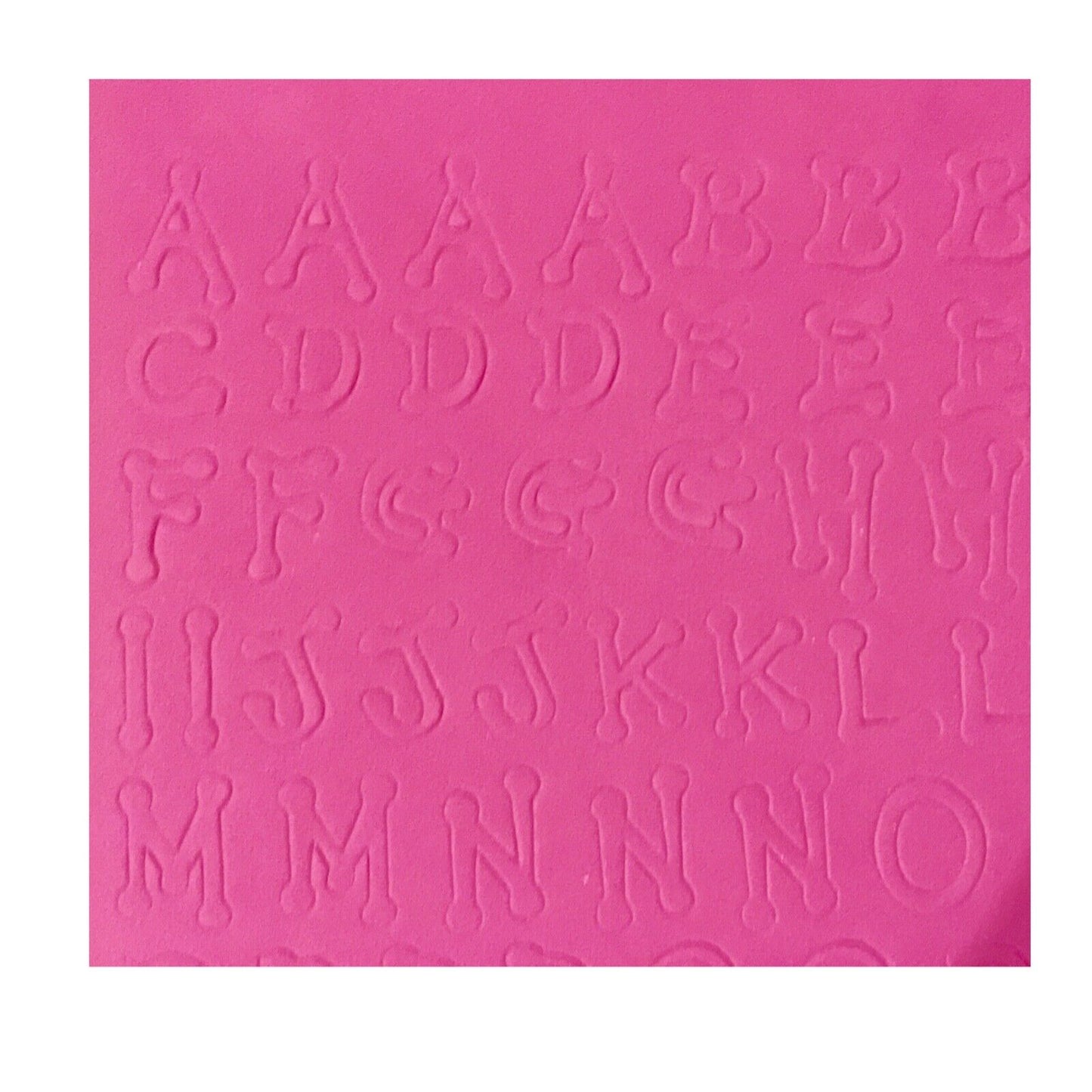 6x Sheet Multi Colour Die Cut Uppercase Letters Alphabet Pop Out Foam Stickers