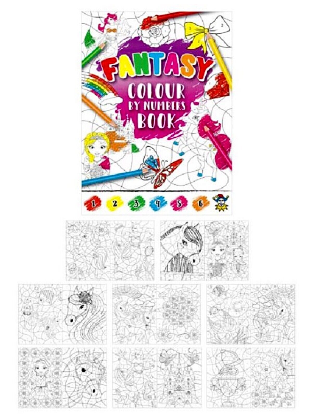 20x Pcs Set of Unicorn Fantasy Theme Stocking Party Fillers Toys & Activities