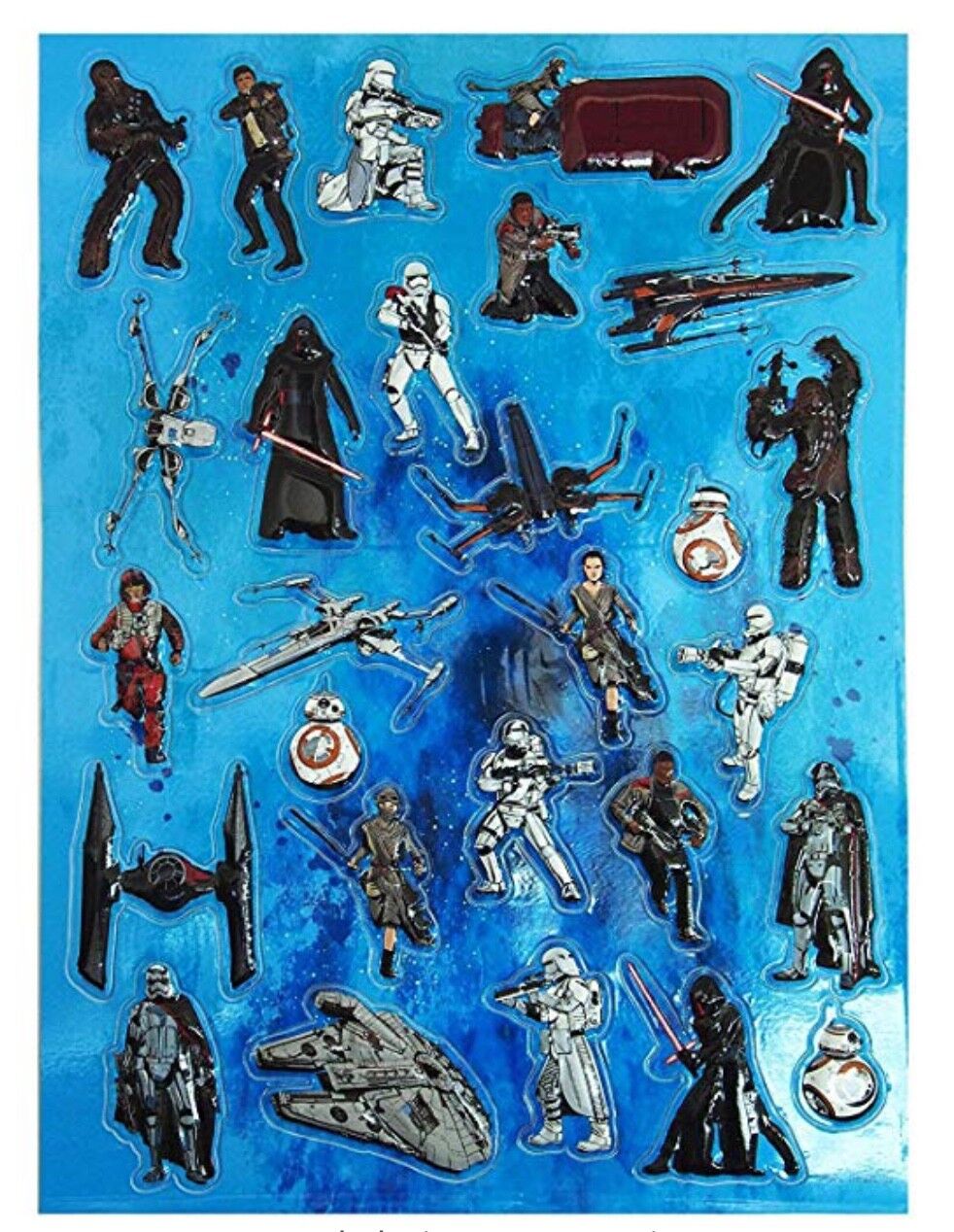 Star Wars Episode 7 28 Stickers