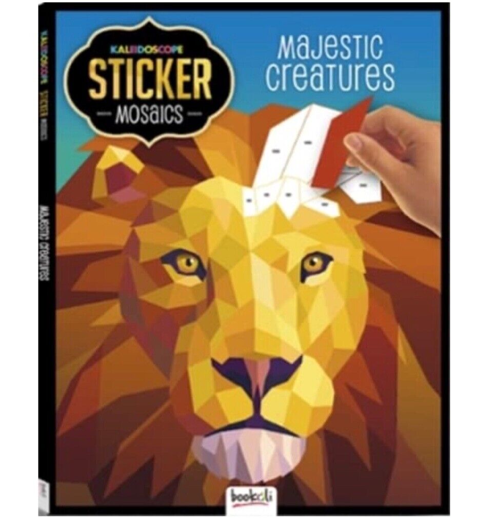 Hinkler Kaleidoscope Sticker Mosaic Painting Majestic Creatures
