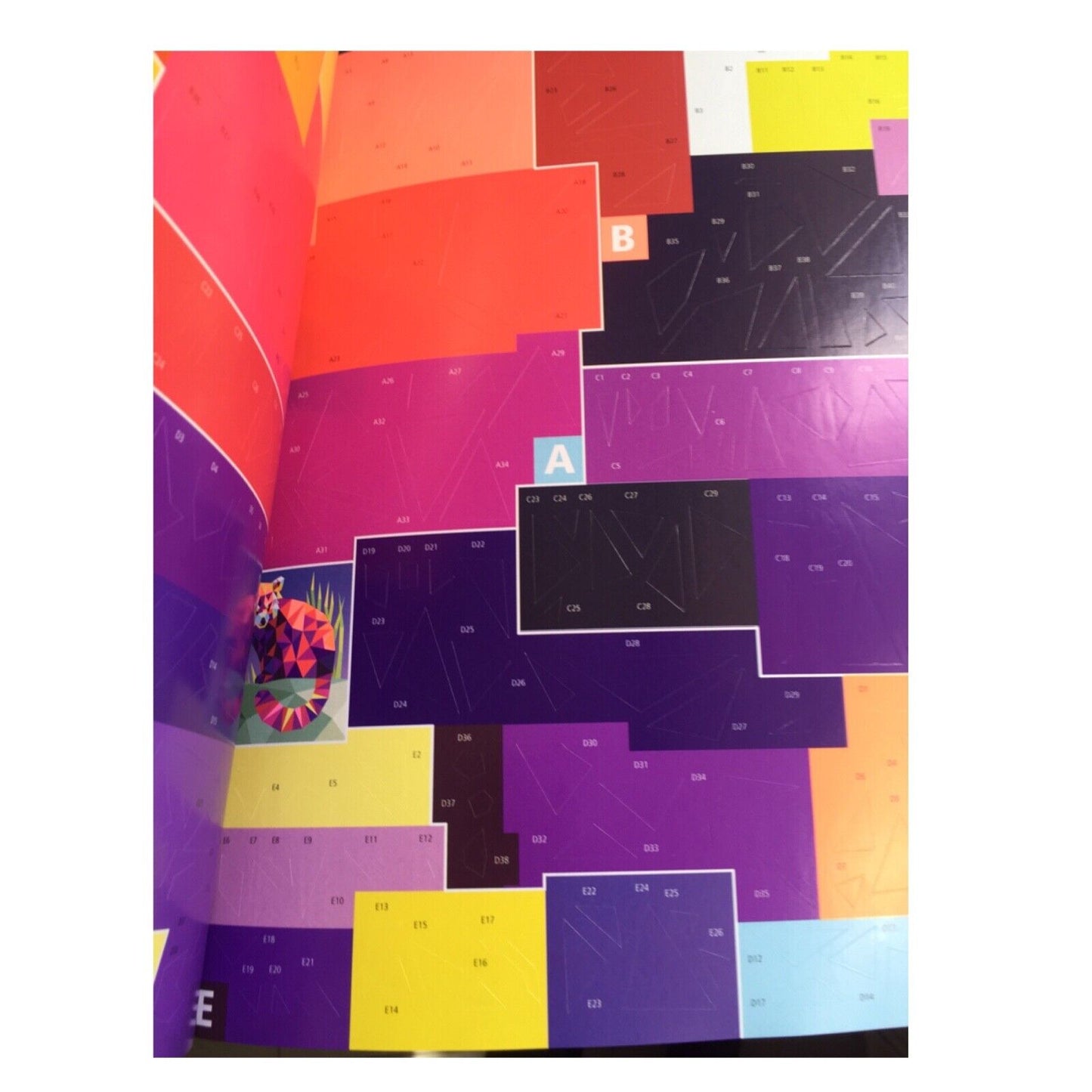Hinkler Kaleidoscope Sticker Mosaic Painting Neon Nature