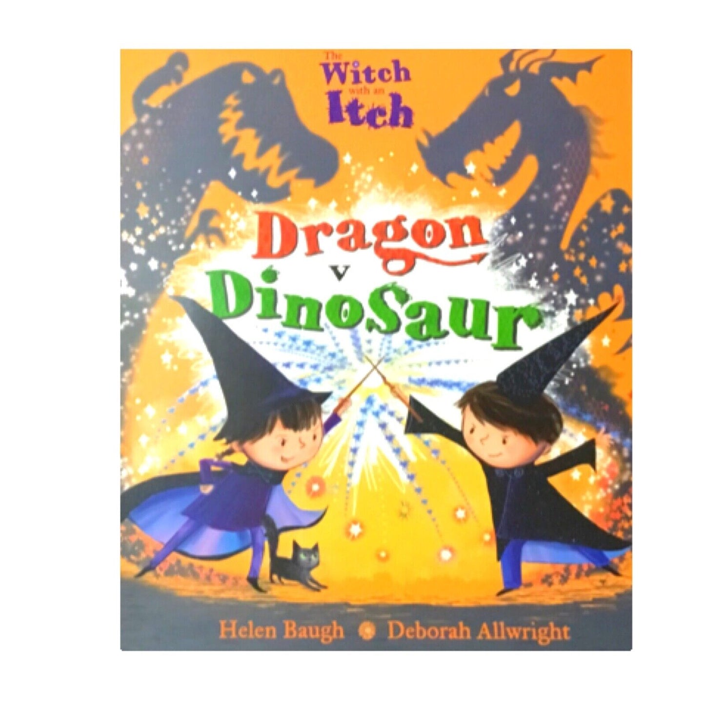 The Witch with an Itch - Dragon V Dinosaur by Helen Baugh & Deborah Allwright