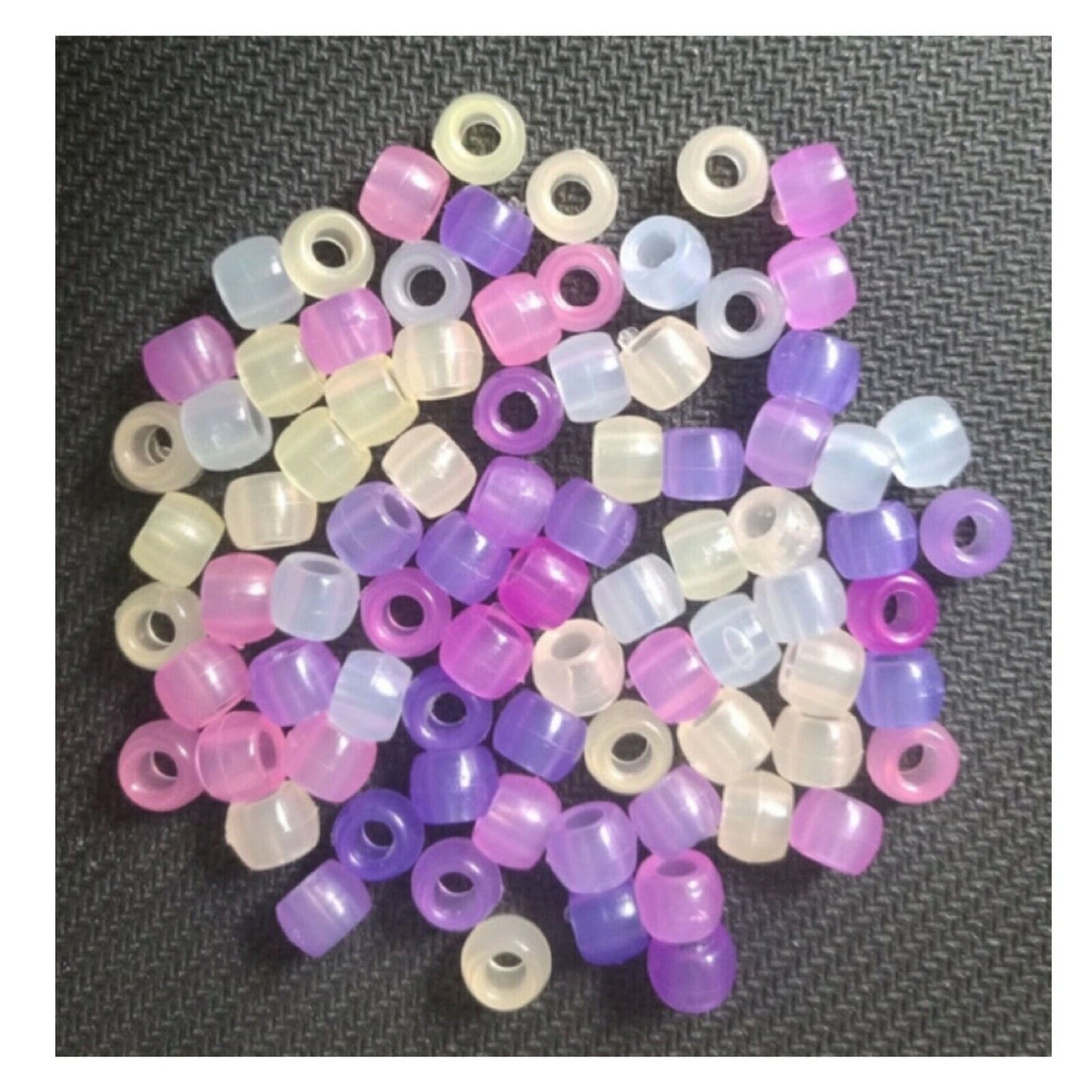 100x Colour Changing UV Magic Pony Beads