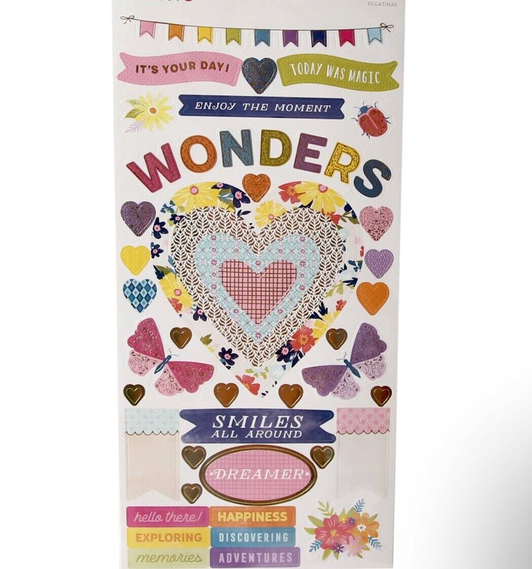 Paige Evans Wonders Accent and Phrase Stickers