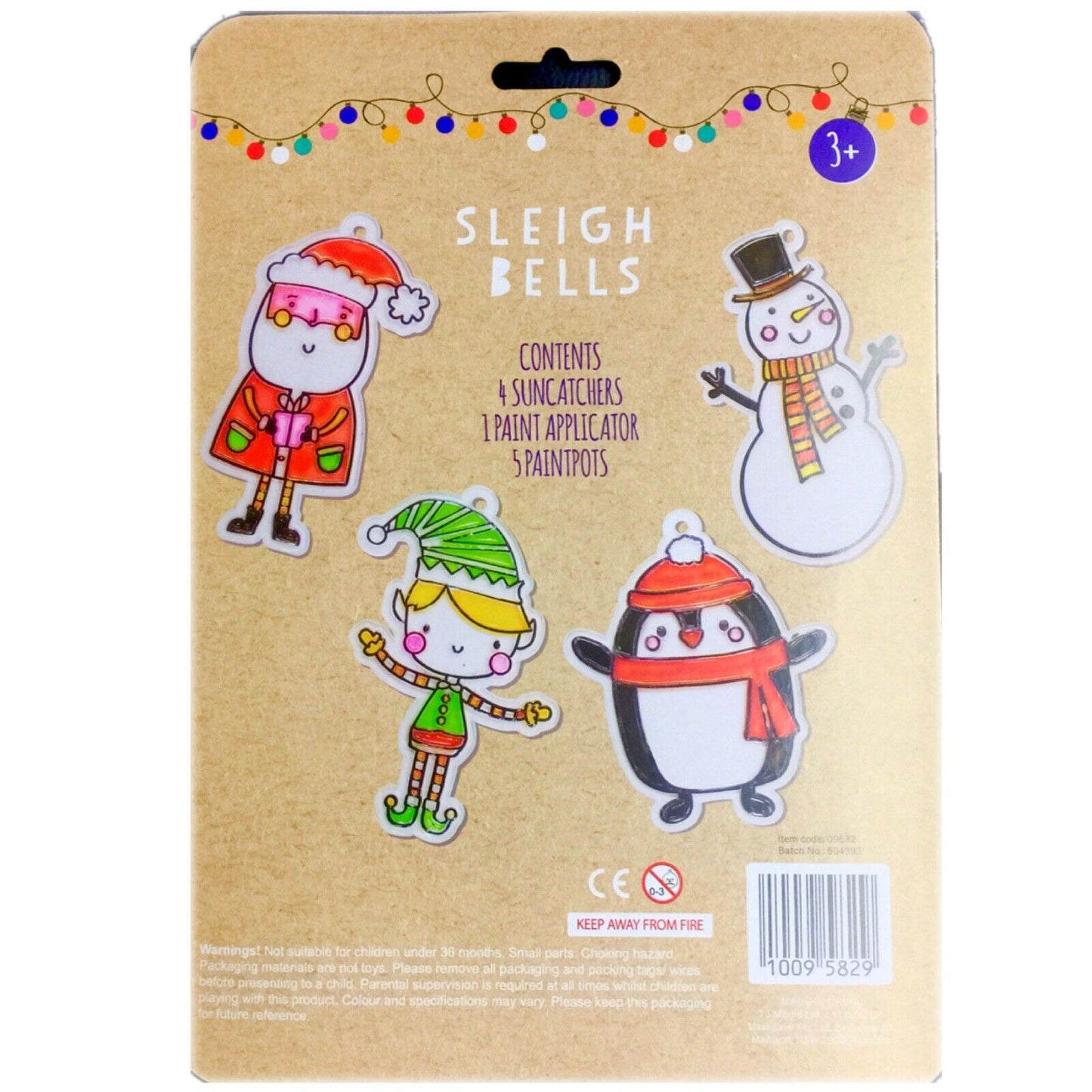 4x Design Paint Your Own Christmas Tree Ornaments Kit