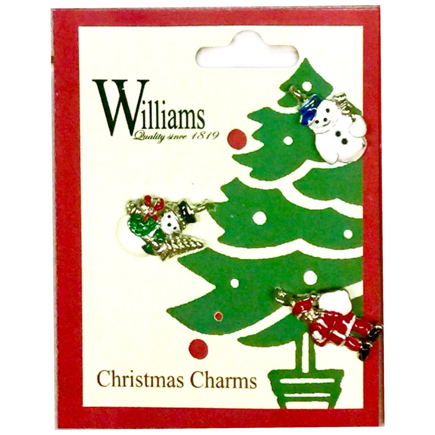 12x Mix Design Enamel Christmas Charms for Jewellery Craft Making