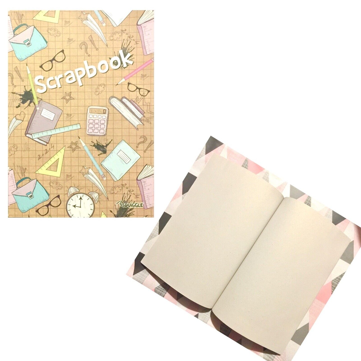 A4 Squiggle Scrap Book - 56 pages