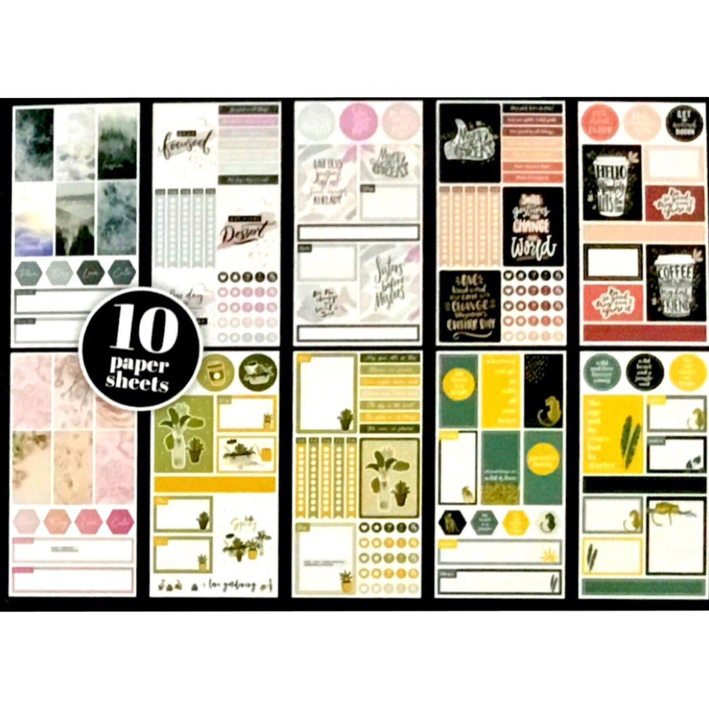 20 pages Craft Sensation Set 1 Die Cut Sticker Pad