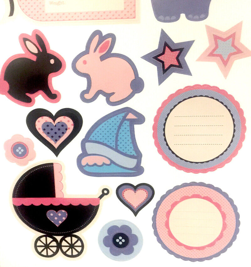 Bloc-Notes Sticker Pad Set - 7 Sheets