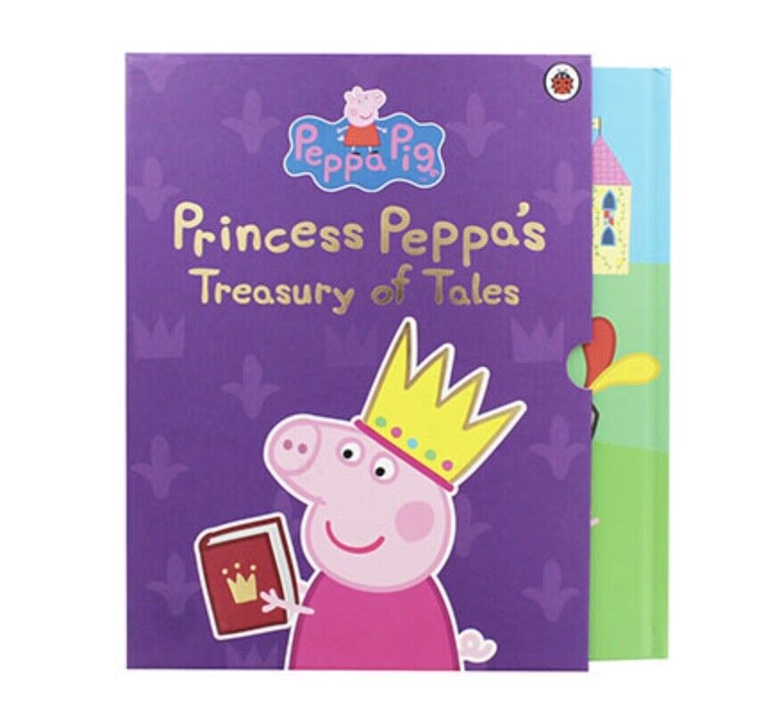 Peppa Pig Princess Peppa’s Eight (8x) Treasury of Tales (New Hardback)