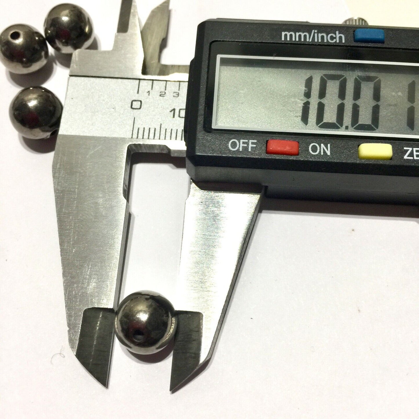50x Gunmetal Plated 10mm Acrylic Beads for Jewellery Making