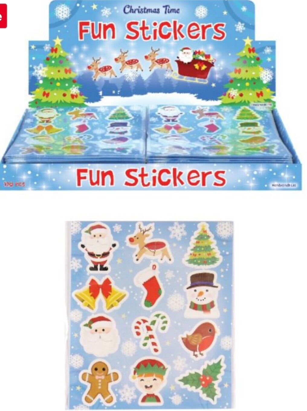 17pc Set of Christmas Theme Stocking and Party Fillers Toys and Activities