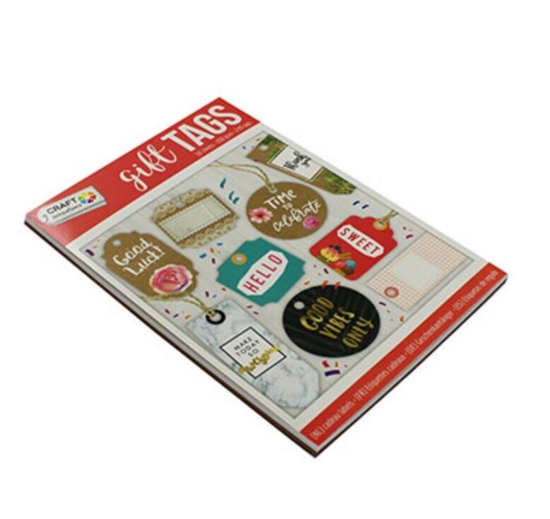 240x Die Cut Gift Tags Design Pad