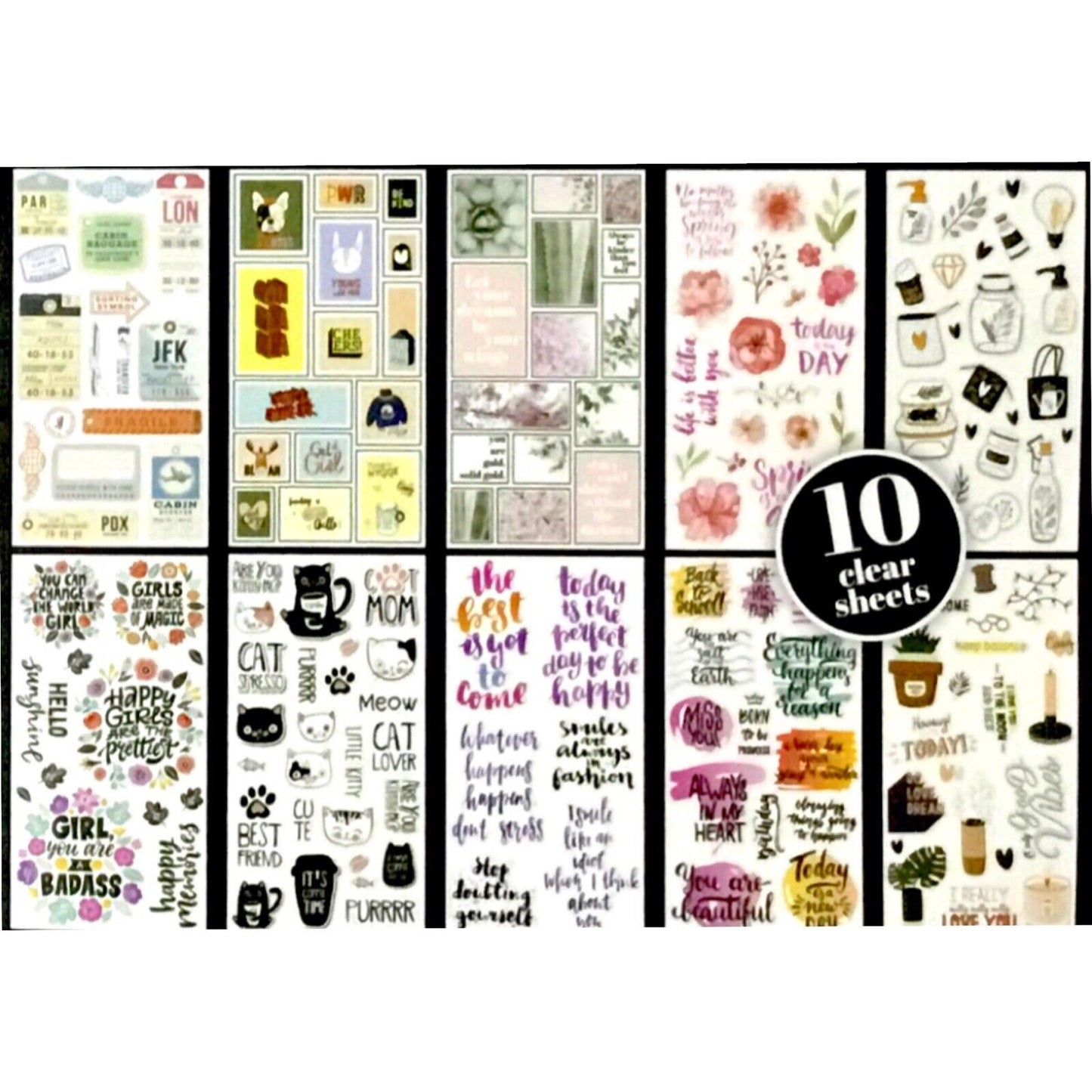 20 pages Craft Sensation Set 1 Die Cut Sticker Pad
