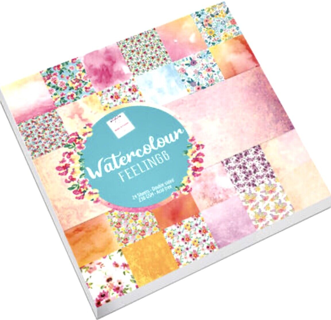 Watercolour Feelings Design Pad for Paper Craft - 30cm x 30cm