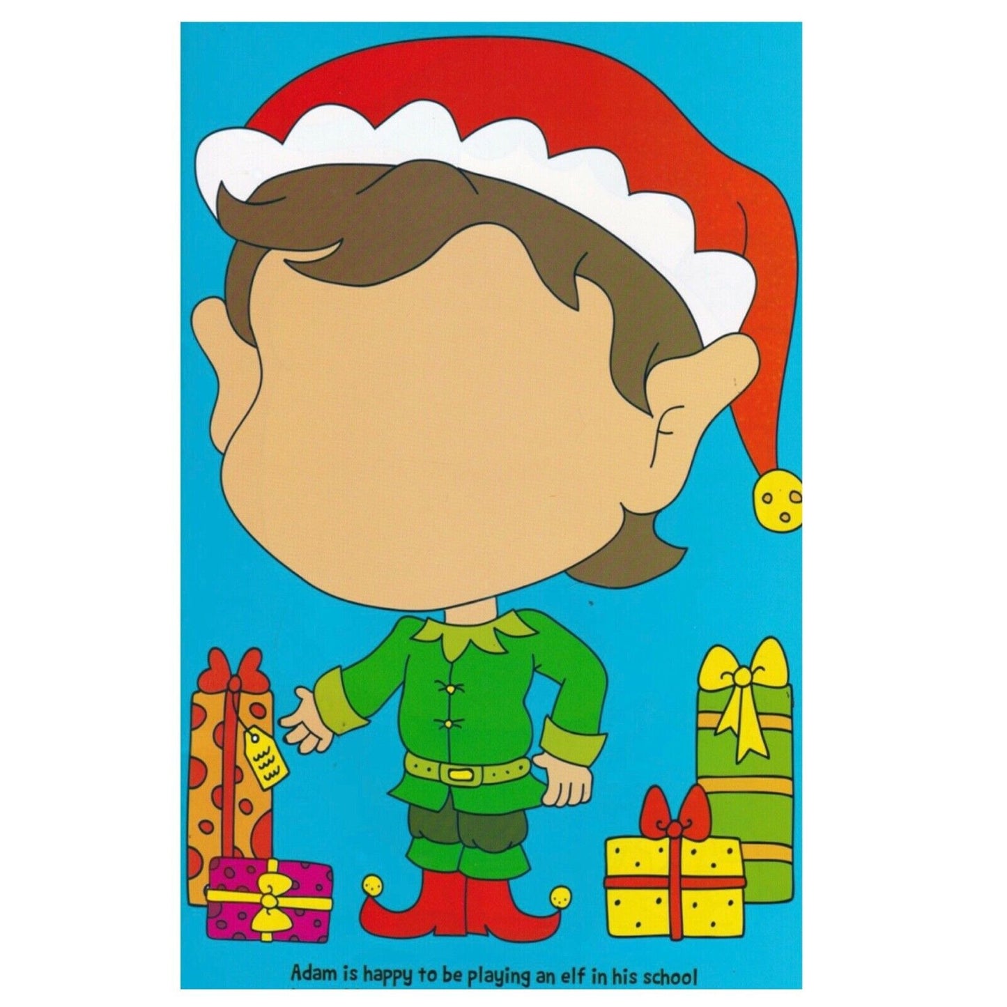Christmas Funny Faces Sticker Book with Over 50 Stickers