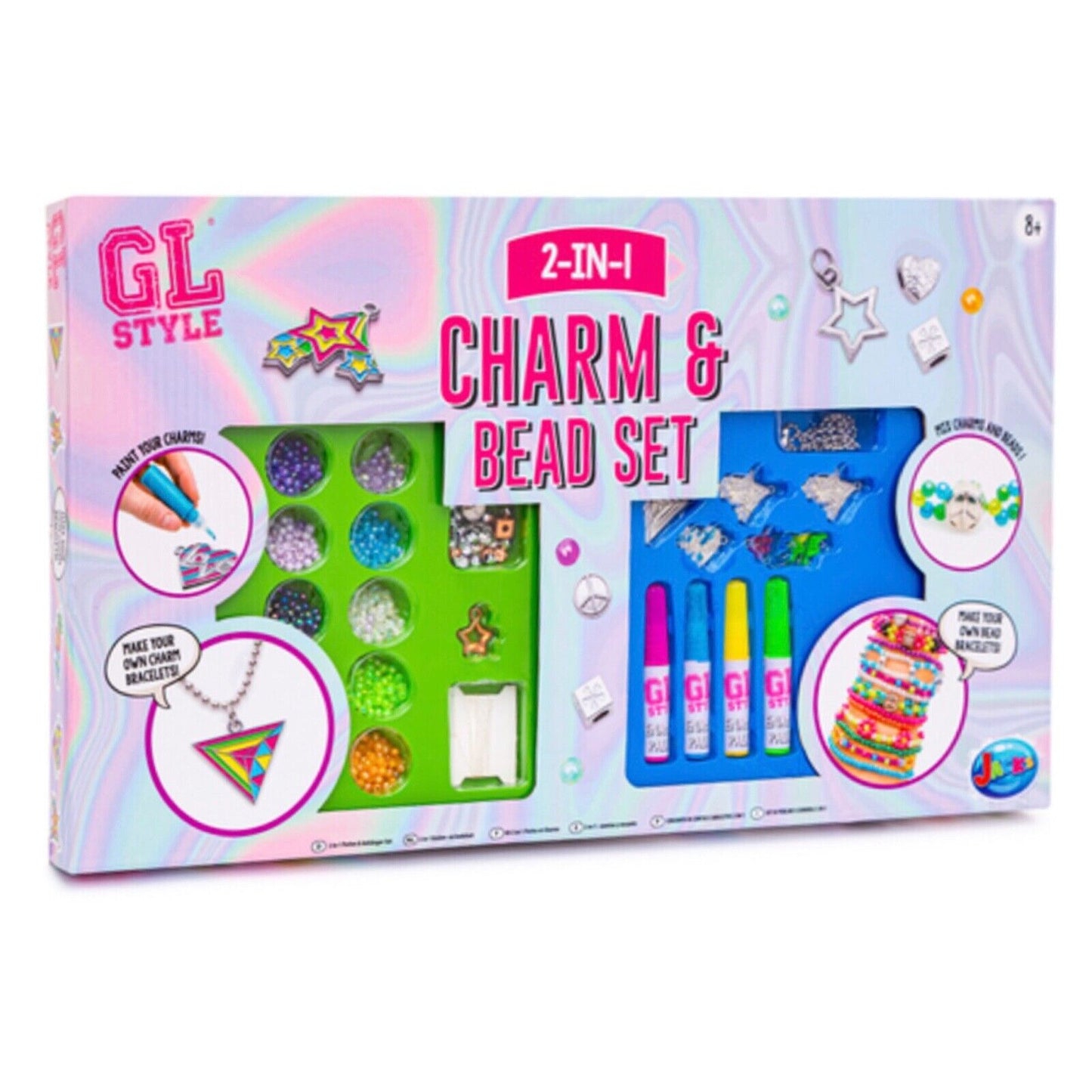 GL Style 2-in-1 Charm & Beads DIY Box Set