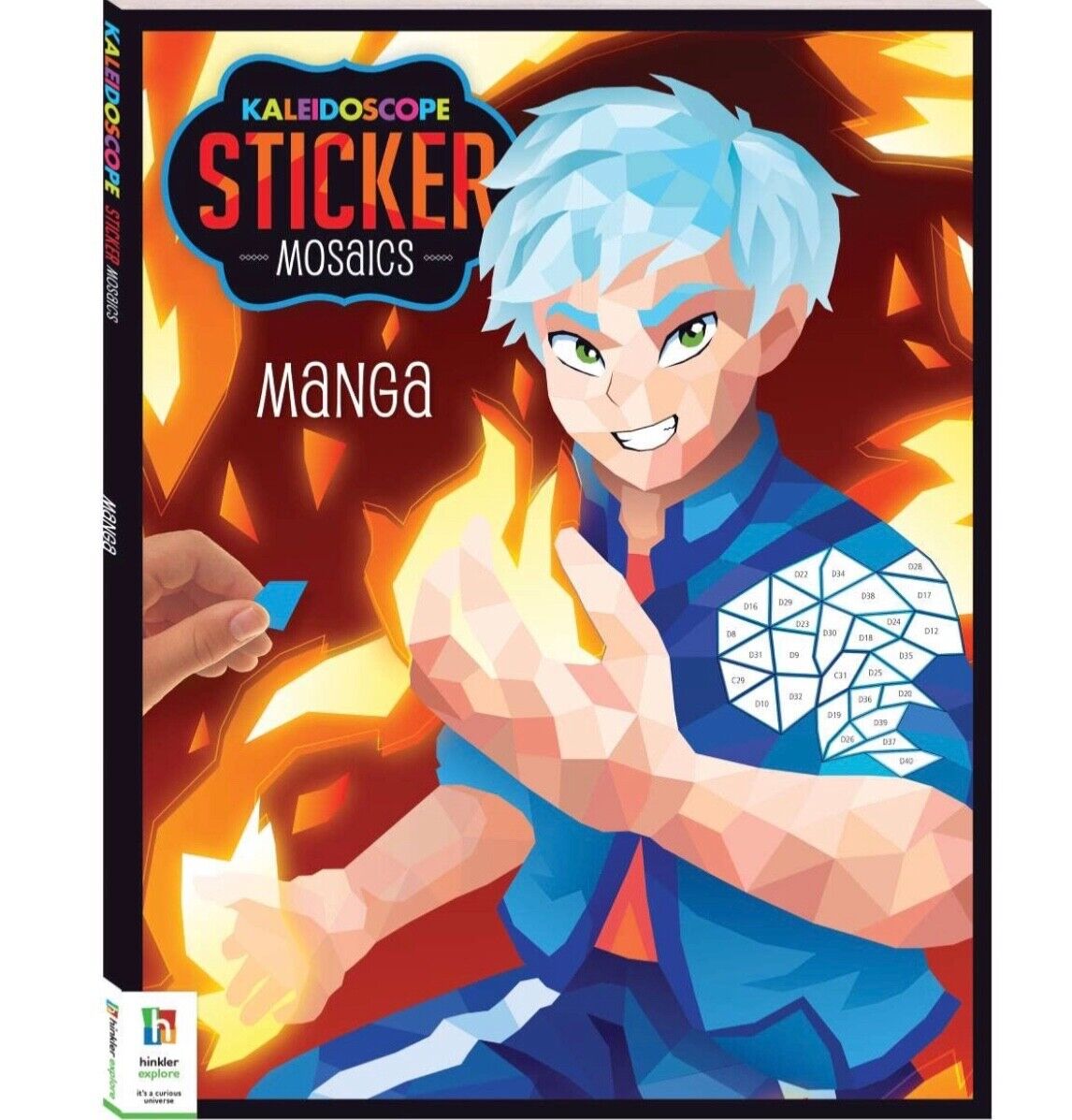 Hinkler Kaleidoscope Sticker Mosaic Painting Manga Cartoon Theme