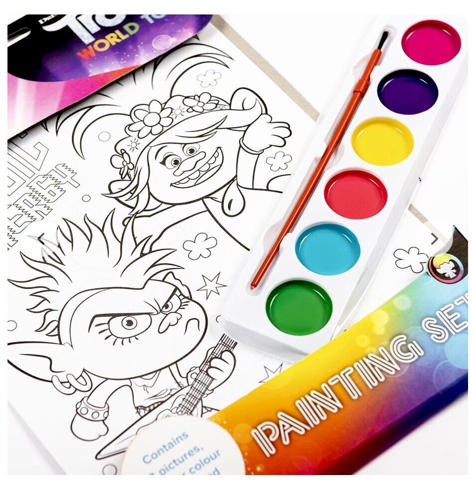 1x Set Dreamworks Trolls Worldtour Painting Kit