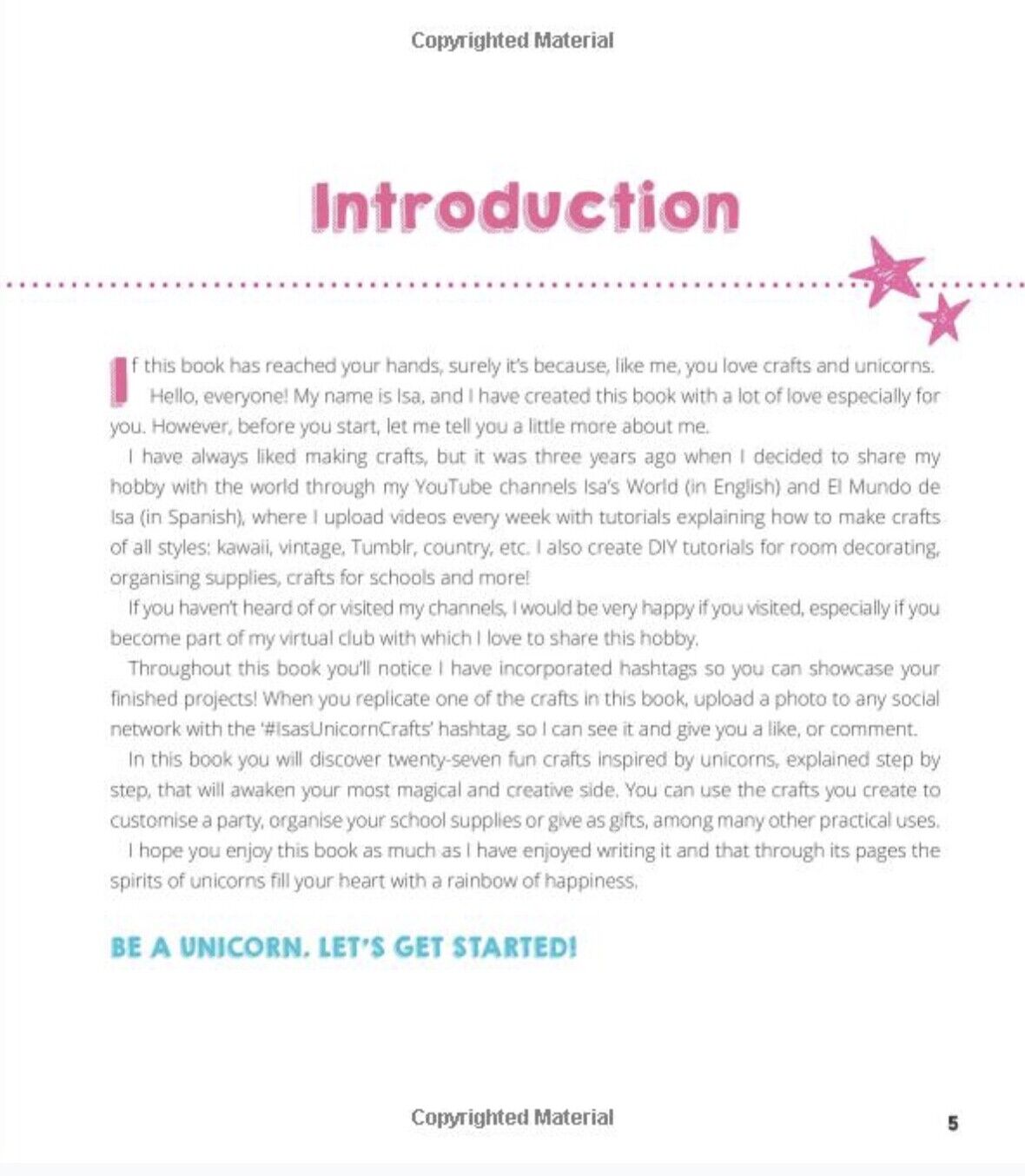 The Unicorn Craft Book by Isabel Urbina Gallego - Over 25 Projects to Inspire