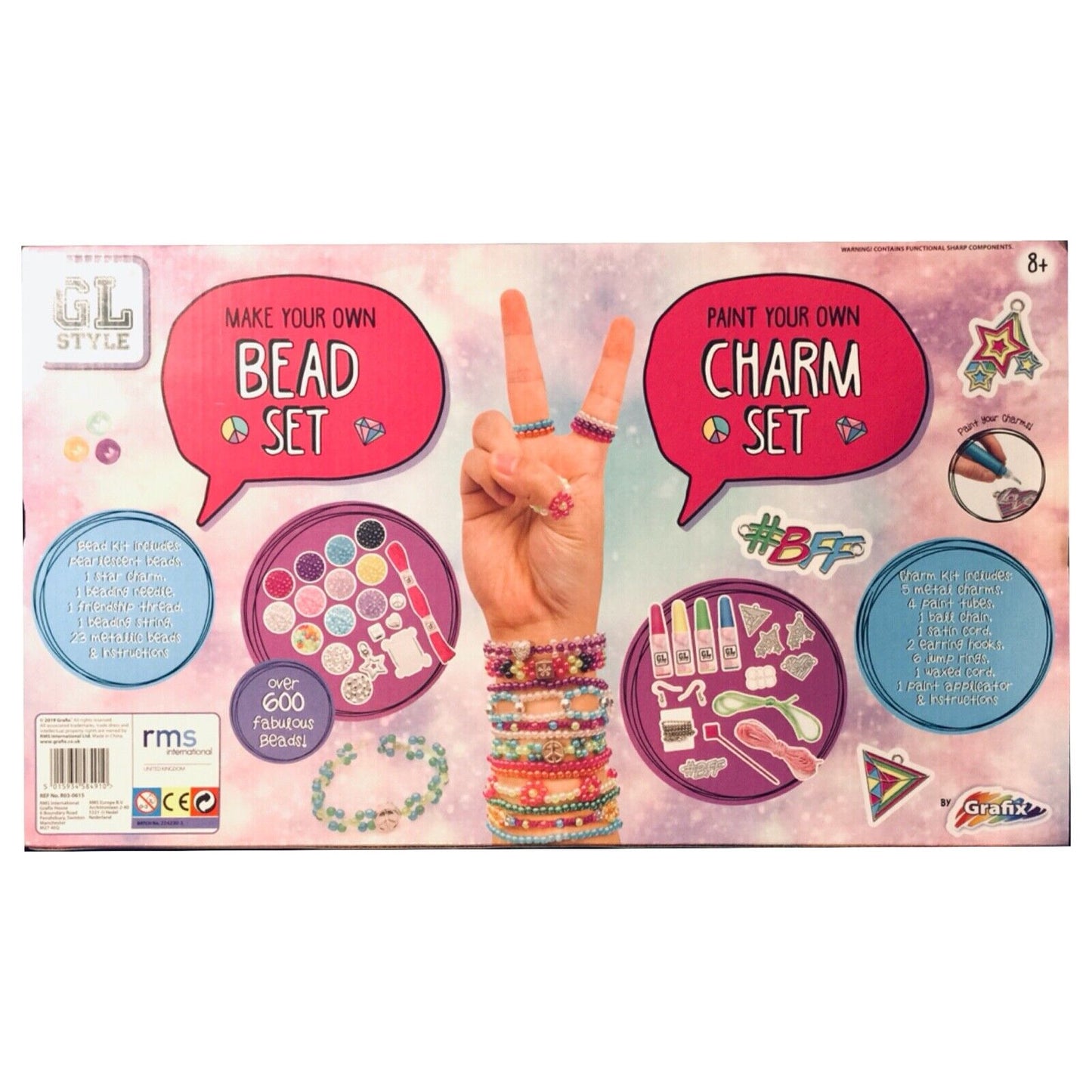 GL Style 2-in-1 Charm & Beads DIY Box Set