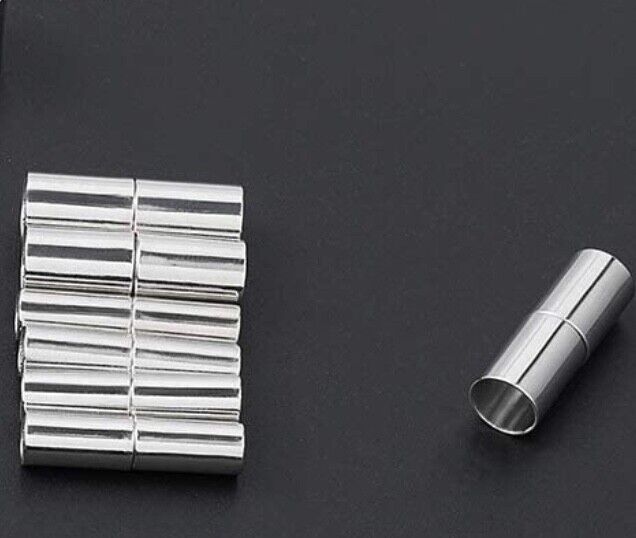 5pcs Stainless Steel Magnetic Bracelet Connector 20mm x 4mm
