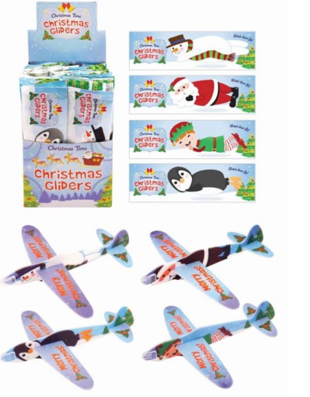 17pc Set of Christmas Theme Stocking and Party Fillers Toys and Activities