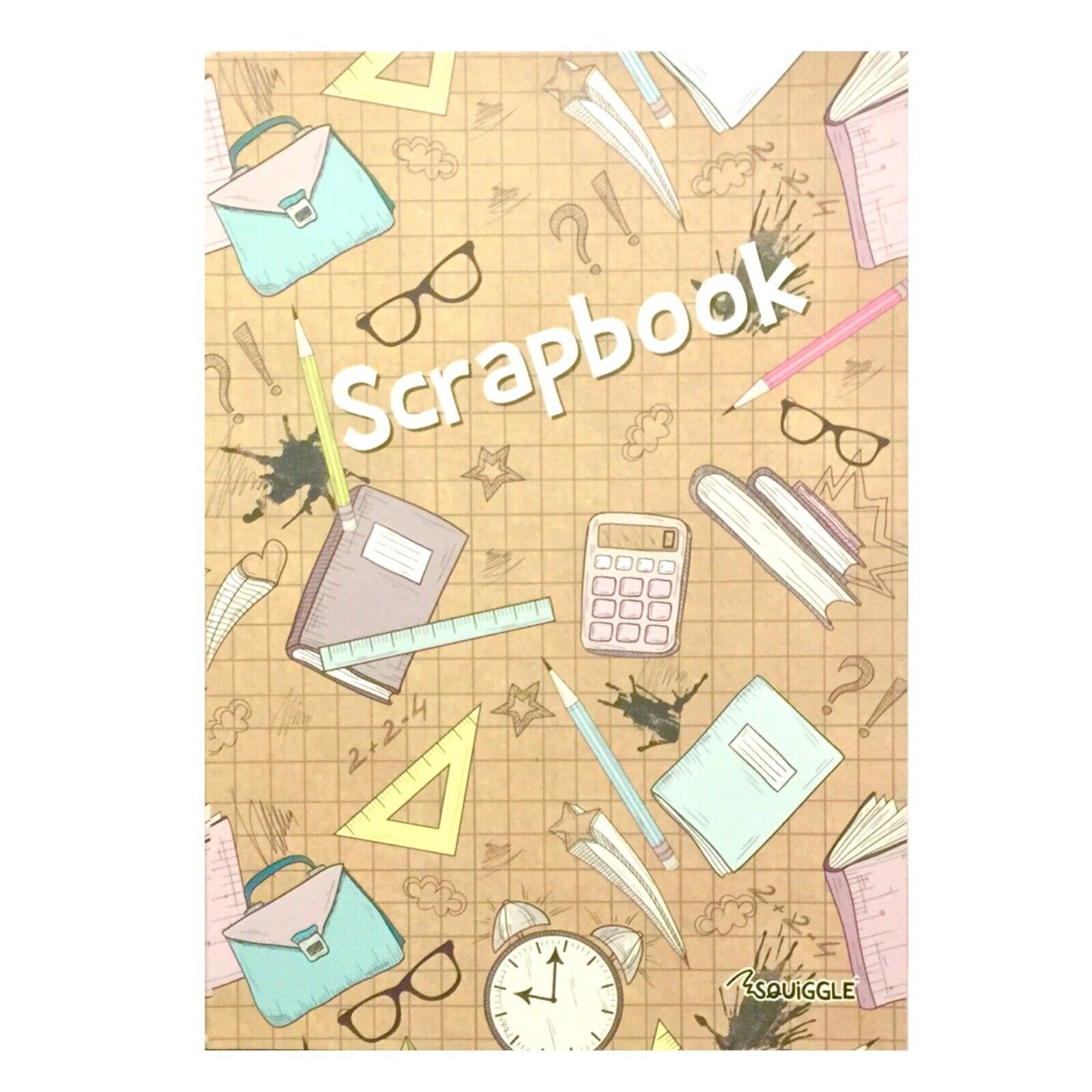 A4 Squiggle Scrap Book - 56 pages