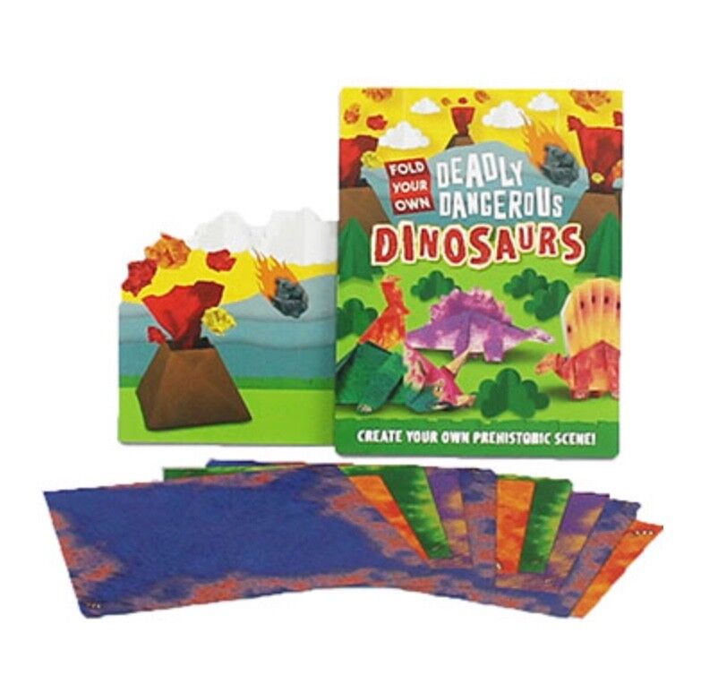 Fold Your Own Dinosaurs Box Kit- by Mari Ono & Hiroaki Takai