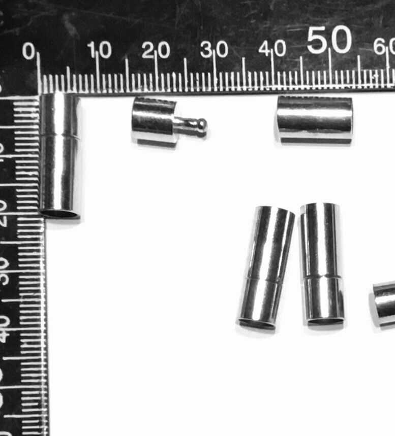5pcs Screw Style Stainless Steel Magnetic Connector 20mm x 6mm
