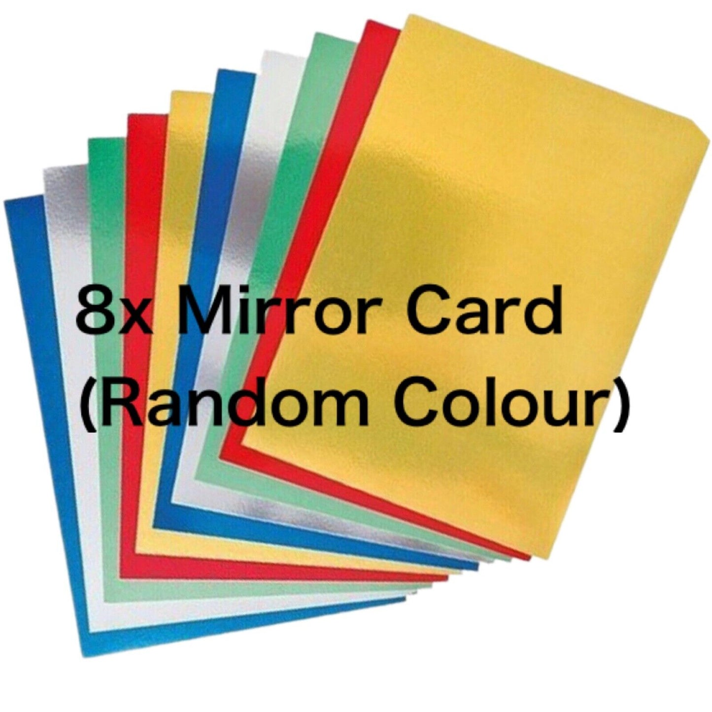 84x Multicolour A4 Paper Card (with Glitter, Mirror, Holographic) for Cardmaking