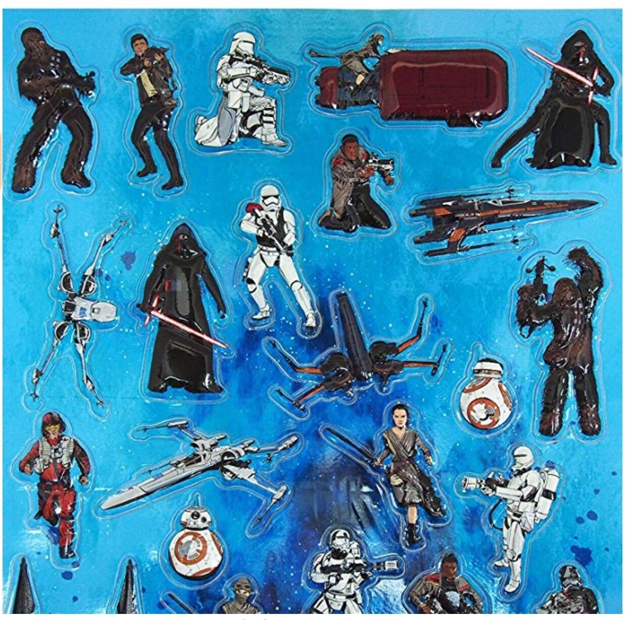 Star Wars Episode 7 28 Stickers