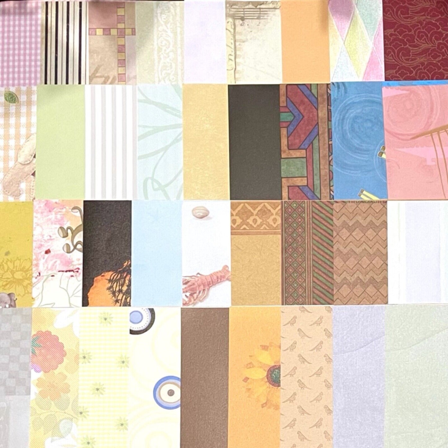 50x Sheets Mix Design 15cm x 15cm Design Paper for Cardmaking Scrapbooking