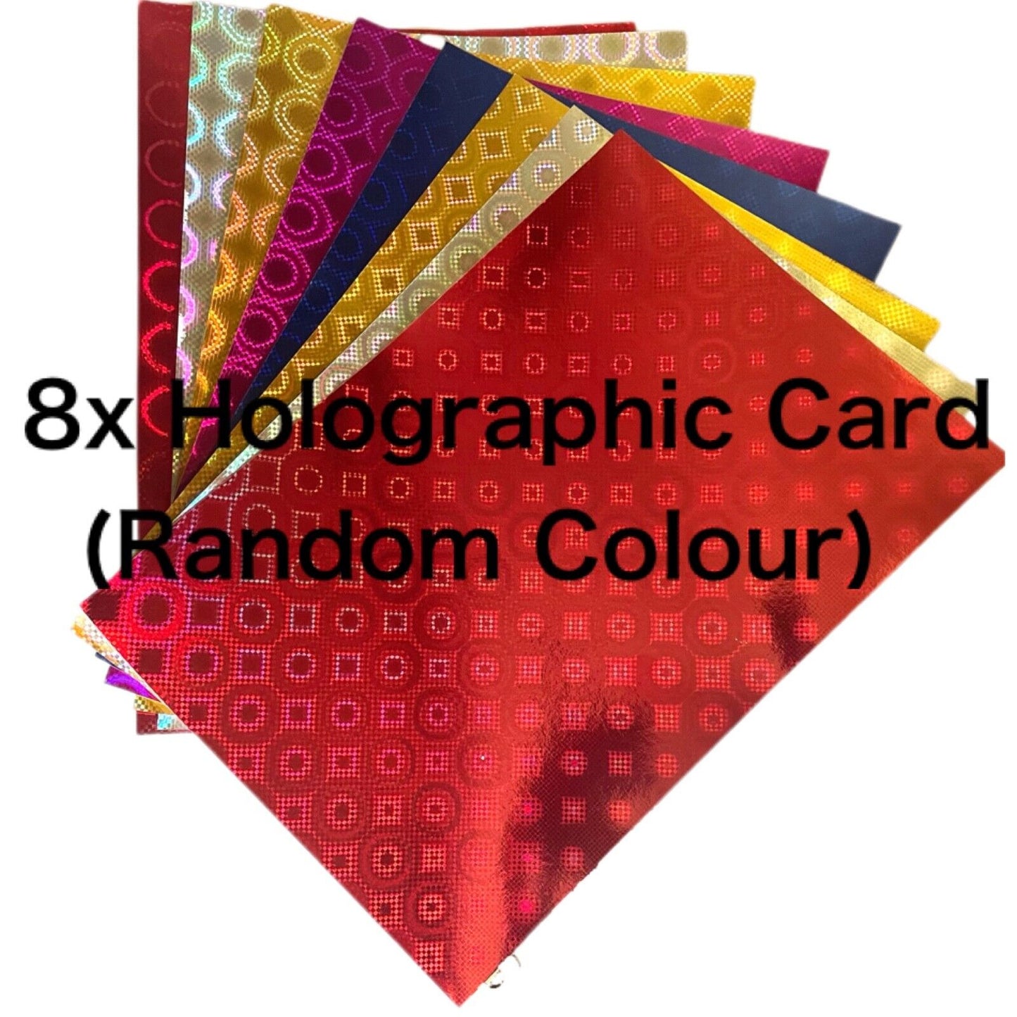 84x Multicolour A4 Paper Card (with Glitter, Mirror, Holographic) for Cardmaking