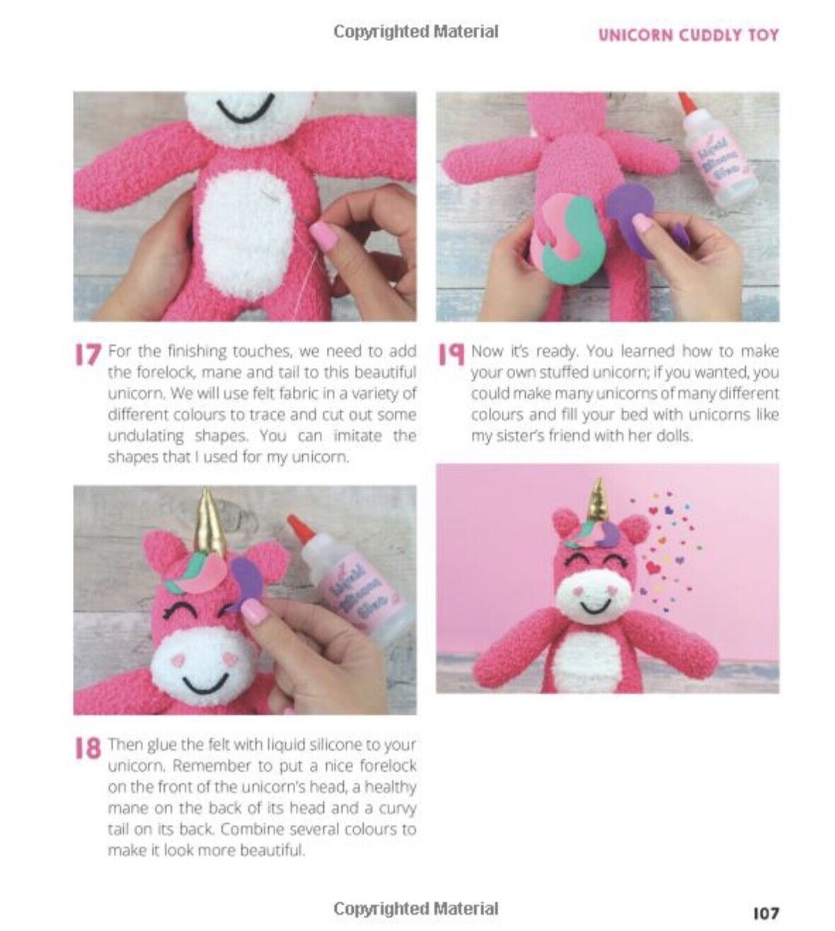 The Unicorn Craft Book by Isabel Urbina Gallego - Over 25 Projects to Inspire