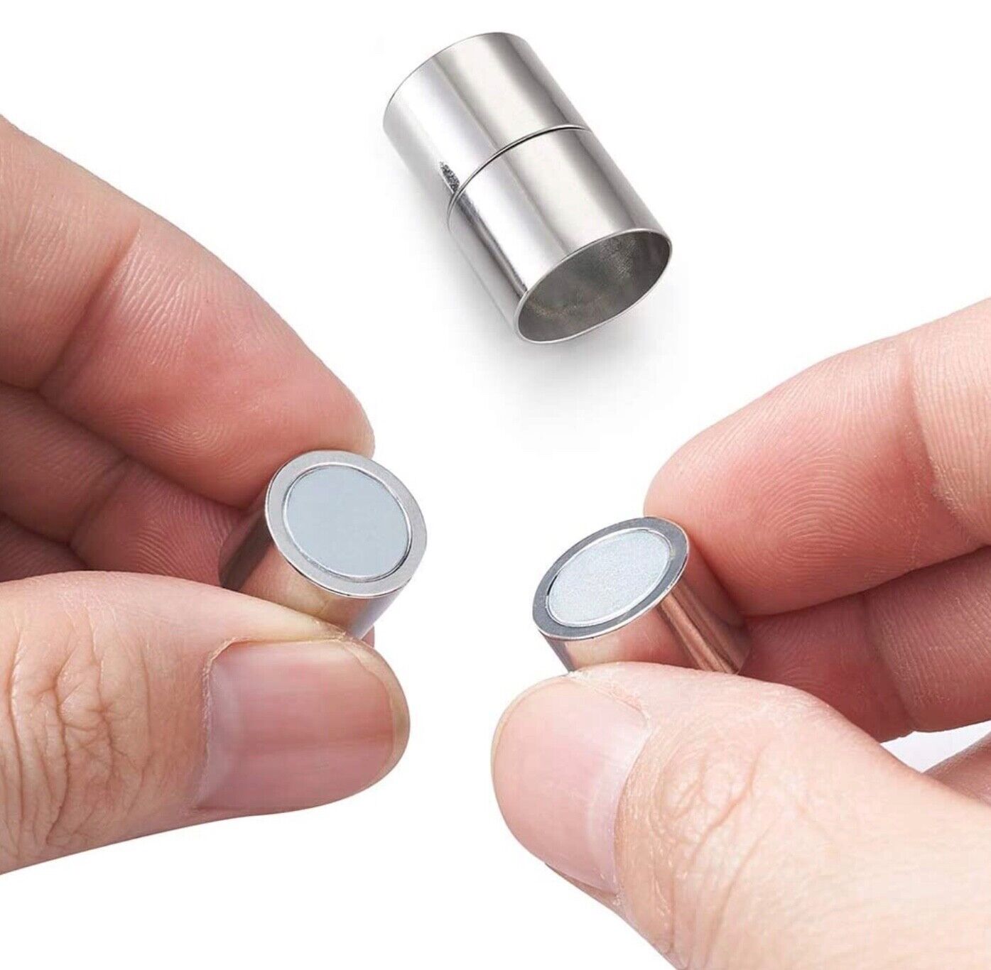 3pcs Stainless Steel Magnetic Bracelet Connector 20mm x 8mm