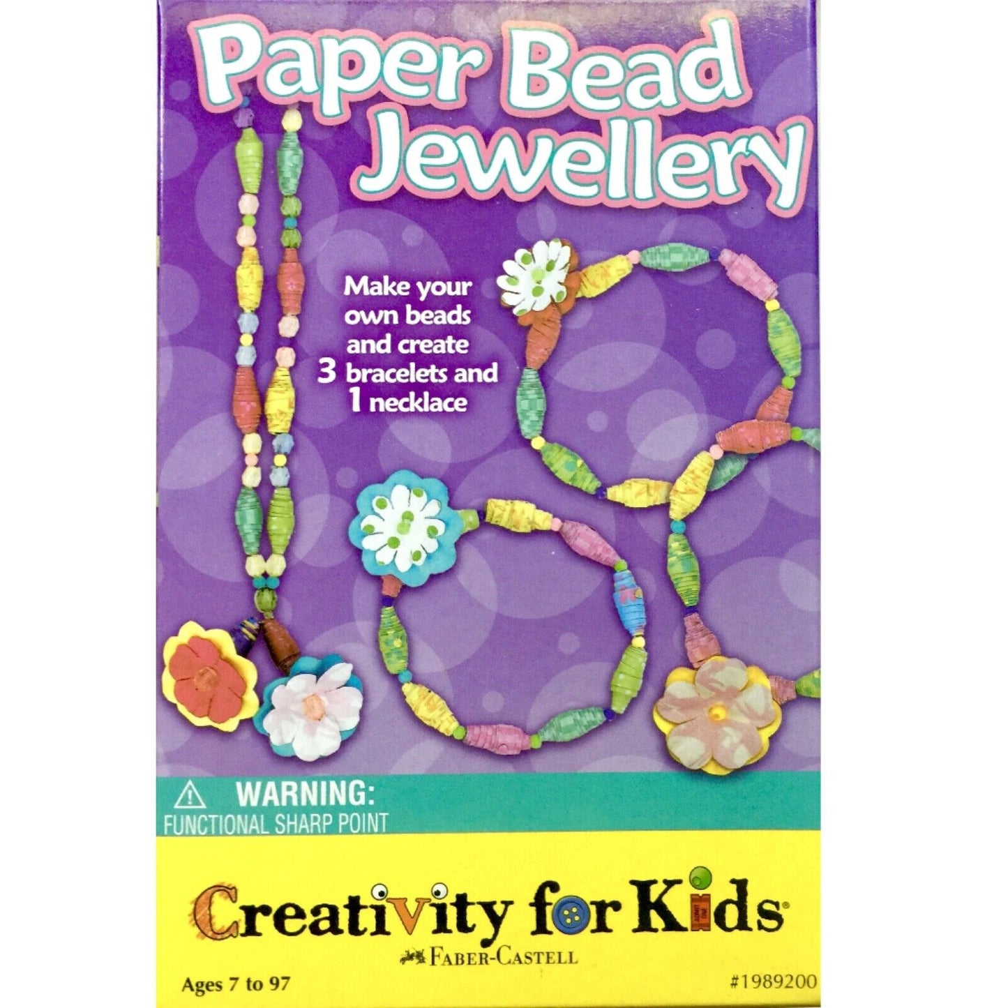 Faber Castell Paper Bead Jewellery DIY Kit