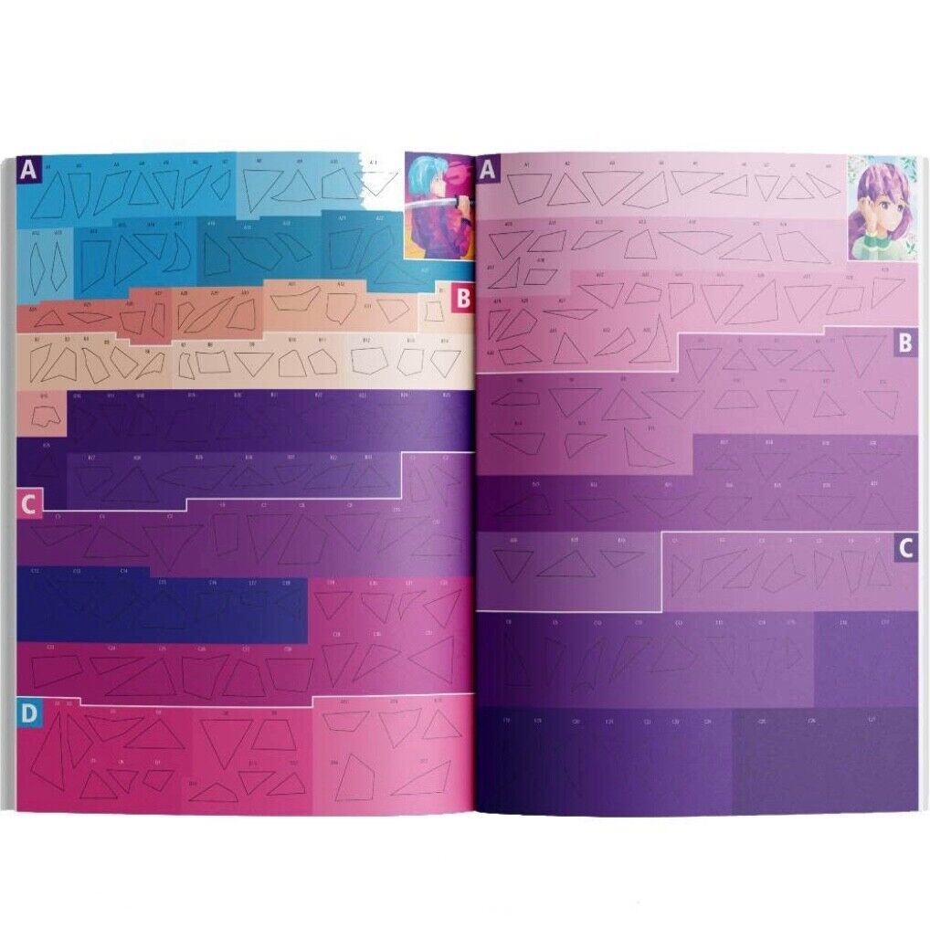 Hinkler Kaleidoscope Sticker Mosaic Painting Manga Cartoon Theme