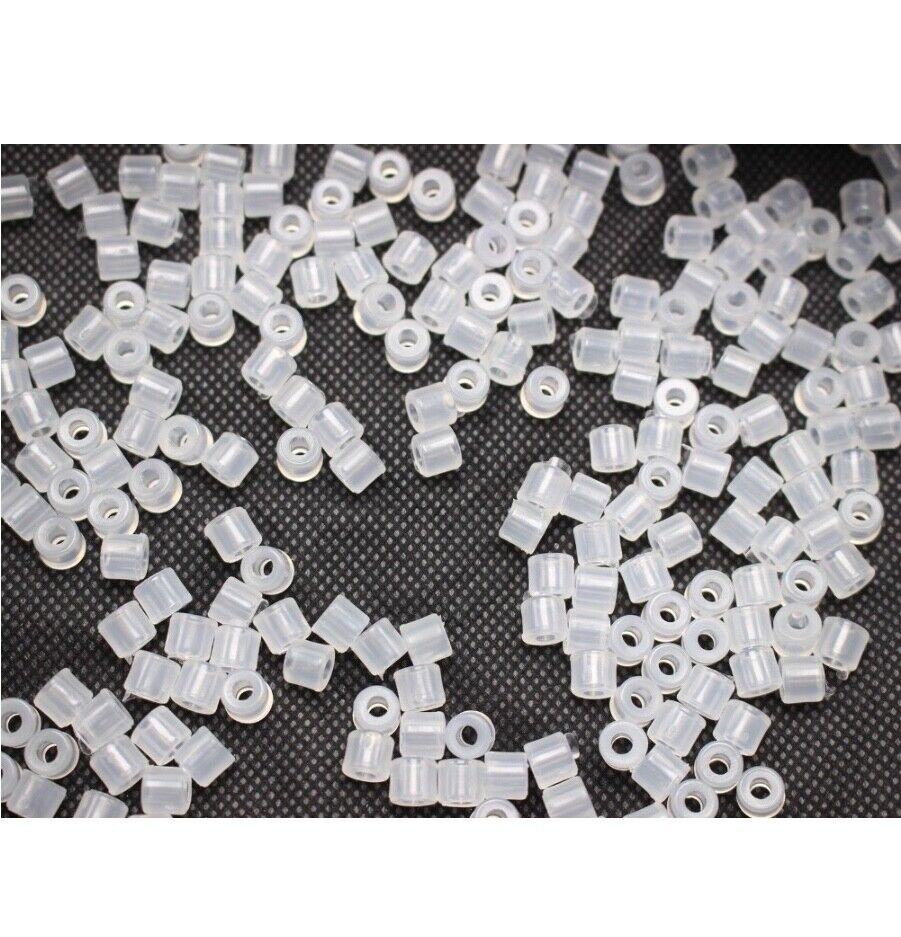 200x Colour Changing UV Magic Barrel Beads 6mmx5mm