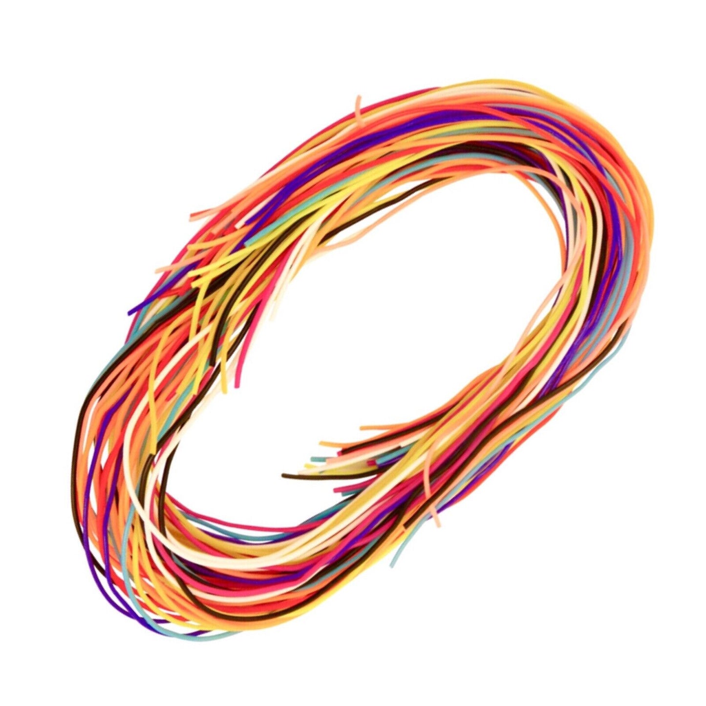 40x Henbrandt Multi Coloured Play Strings Scubidou - 80cm Length each string