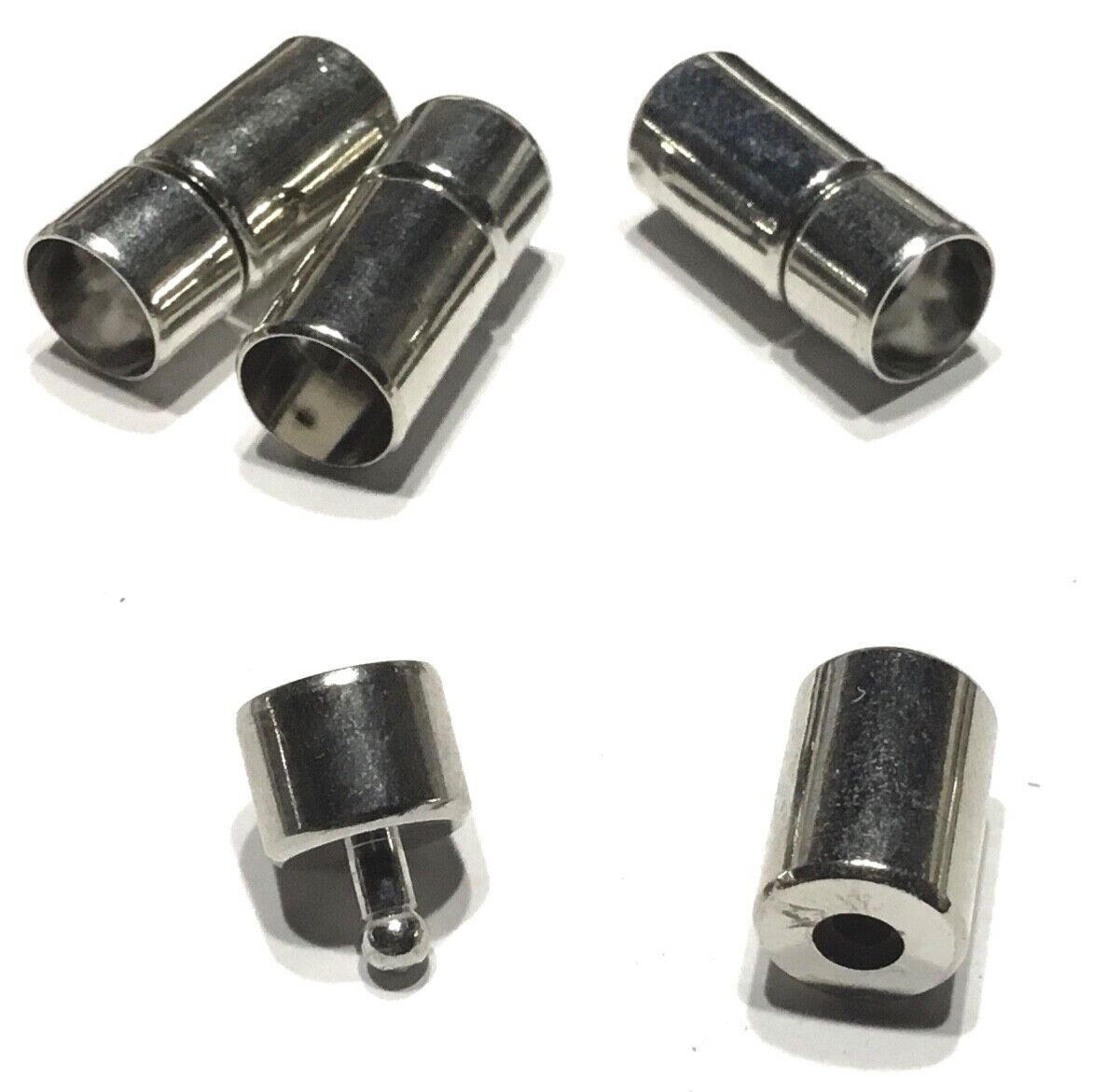 3pcs Screw Style Stainless Steel Magnetic Connector 20mm x 9mm