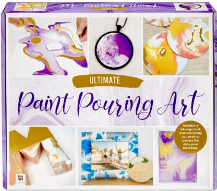 Ultimate Paint Pouring Art Kit by Hinkler Books