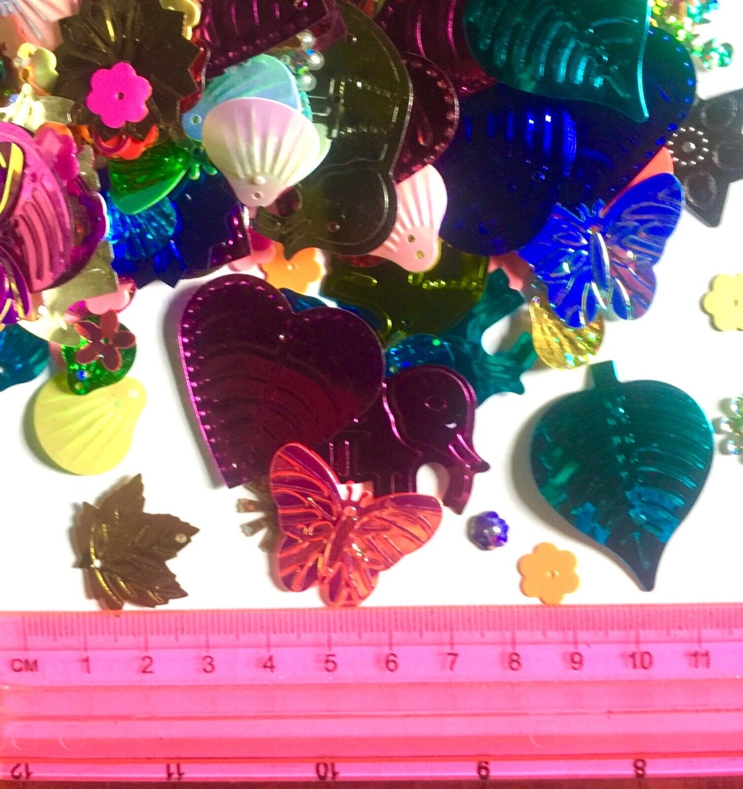40 grams Loads of Mix Sizes Mix Shapes Colourful Sequin for Crafting