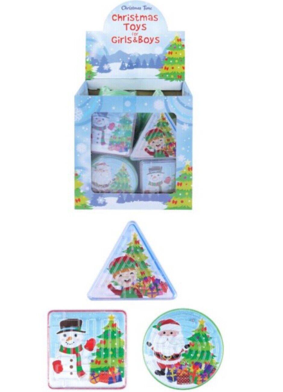 17pc Set of Christmas Theme Stocking and Party Fillers Toys and Activities