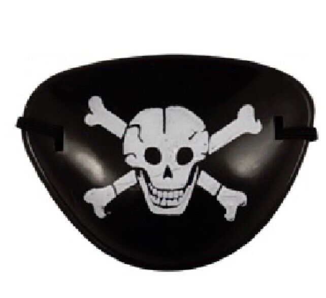 5x Pc Set of Pirate Bandana Eyepiece Bracelet Costume and Accessory Kit