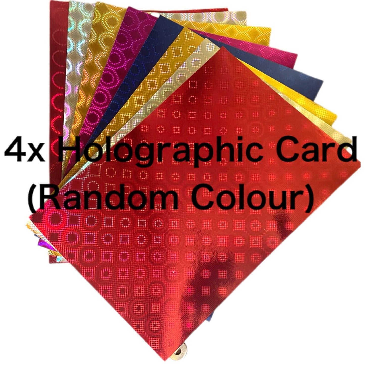 70x Multicolour A4 Paper Card (with Glitter, Mirror, Holographic) for Cardmaking