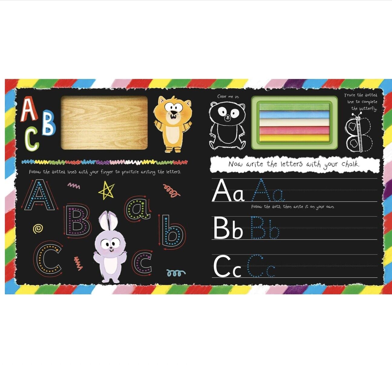 Chalk Away Wipe Clean Reusable Learn to Write Book