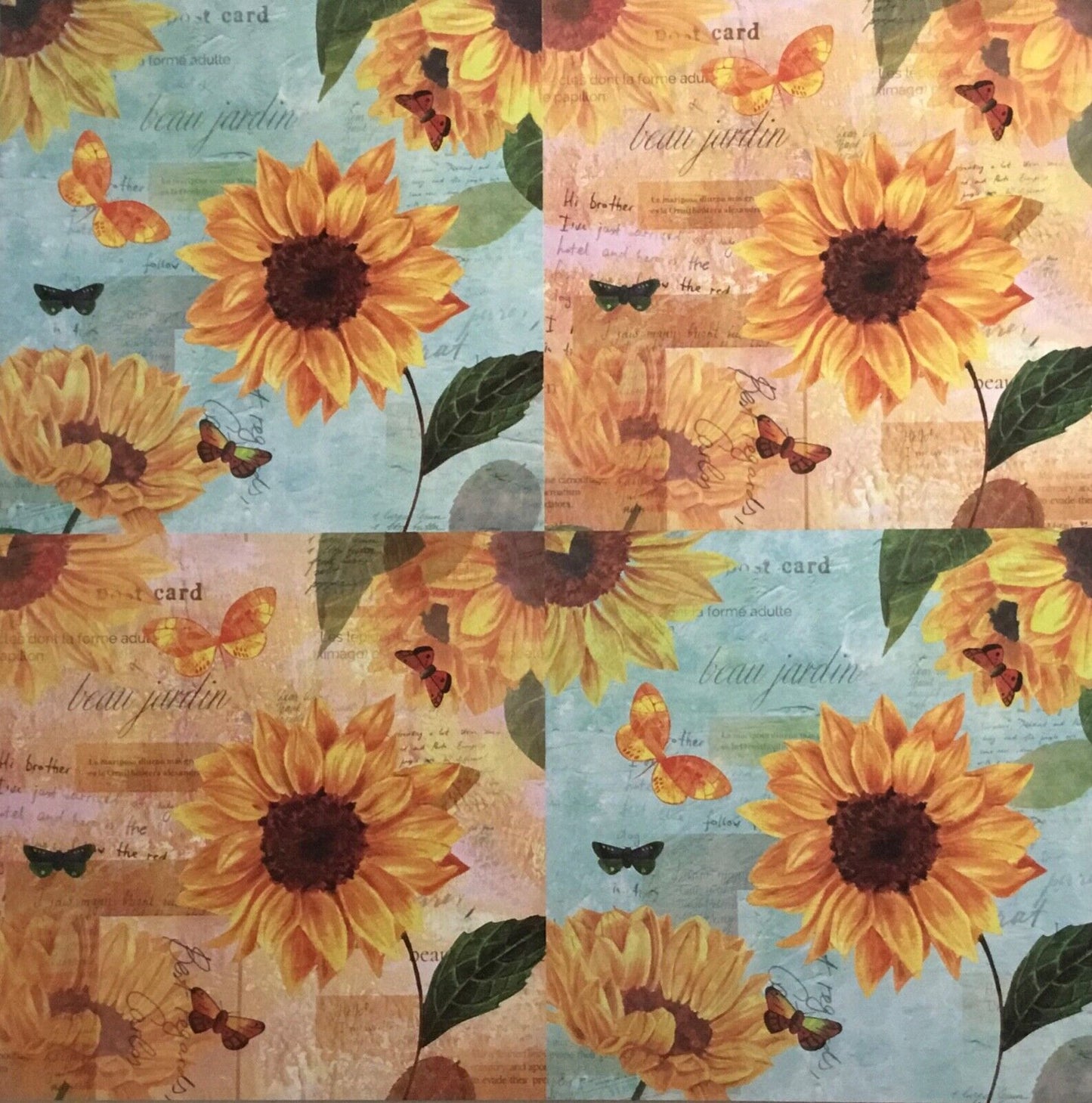 1x Follow the Sun 24 Sheet Design Pad Paper Craft- 30cm x 30cm